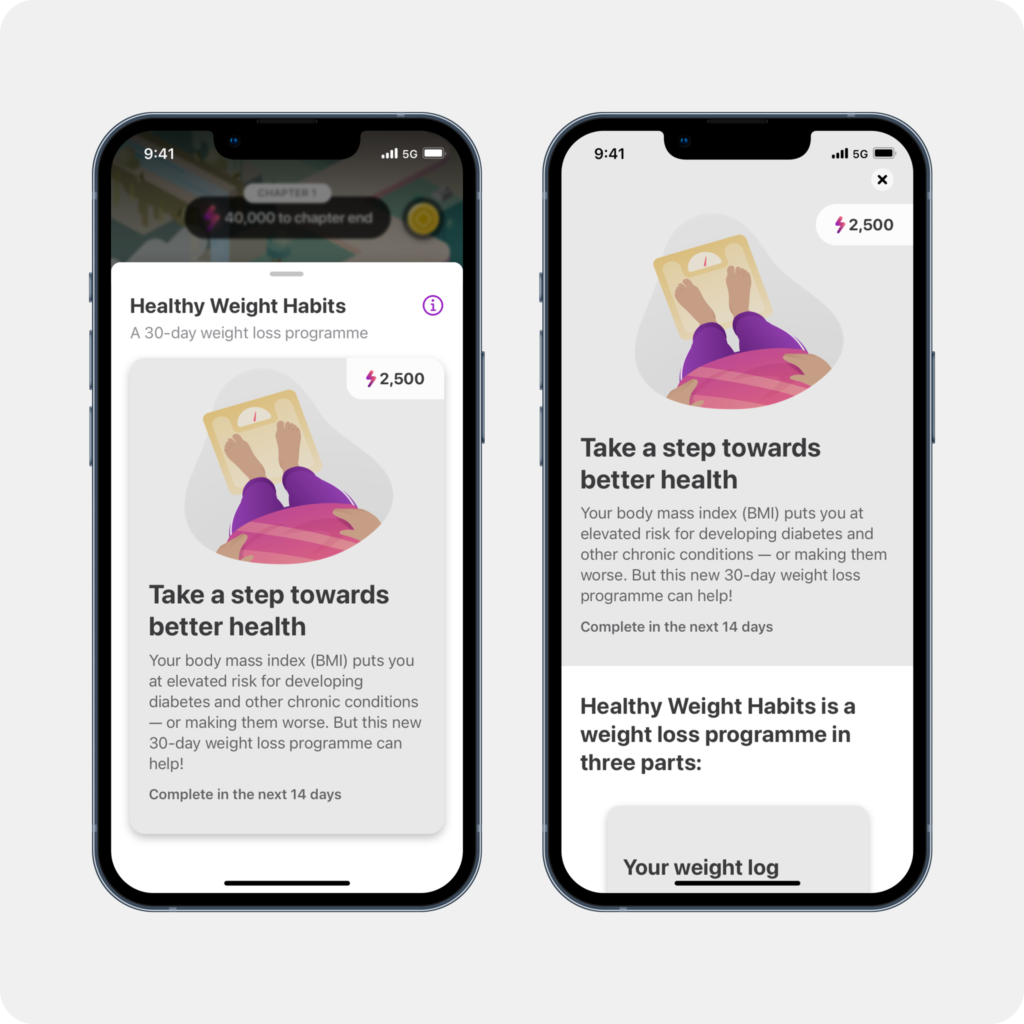 LumiHealth Weight Habits